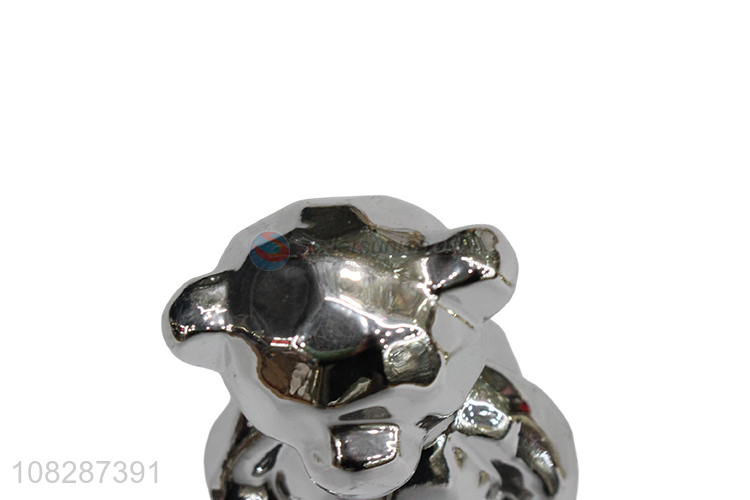 Wholesale decorative ceramic bear statues small animal sculpture