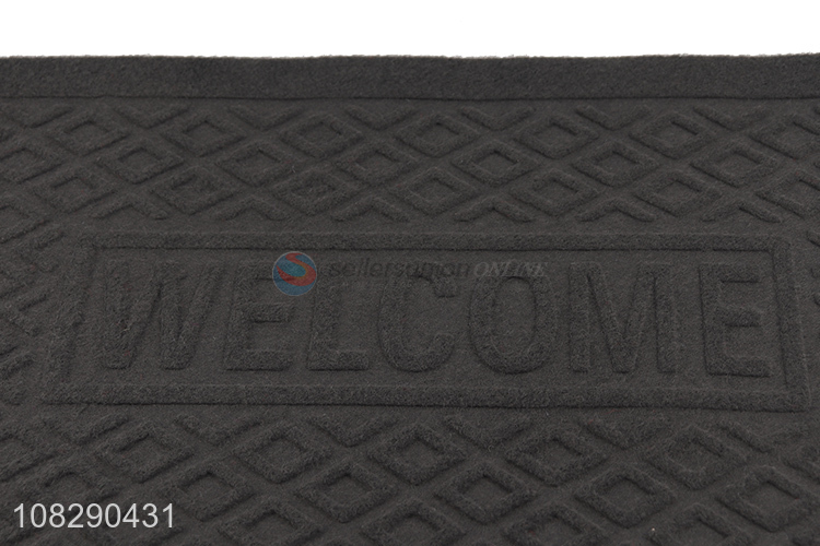 China supplier simple welcome floor mat home porch mat