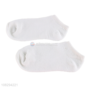 Fashion White Cotton Socks Ankle Socks For Children
