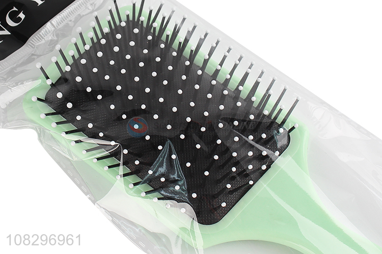 Wholesale from china green hair beauty massage hair comb brush