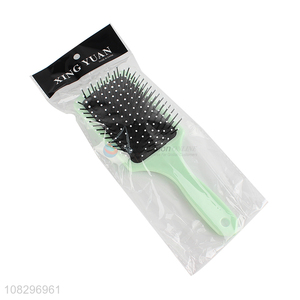Wholesale from china green hair beauty massage hair comb brush