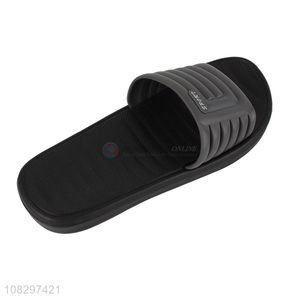 Online wholesale soft breathable men summer slippers for home