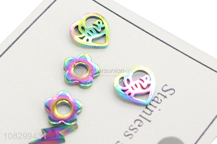 New Arrival Stainless Steel Earrings Fashion Ear Stud