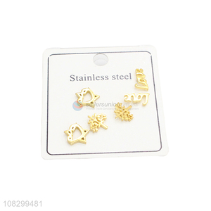 Popular Stainless Steel Earrings Ear Stud Wholesale