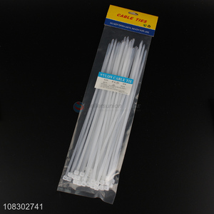 Online wholesale 50pcs 4*250mm heavy duty nylon cable ties