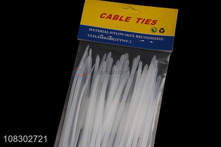 Good quality 50pcs 4*150mm nylon cable ties for workshop