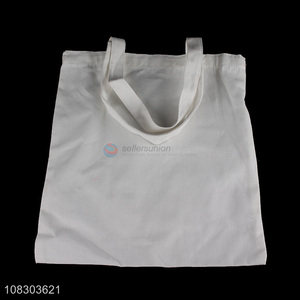 Wholesale from china white simple tote shopping bag handbag