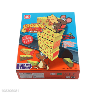 Yiwu market family games cheese stack games with top quality