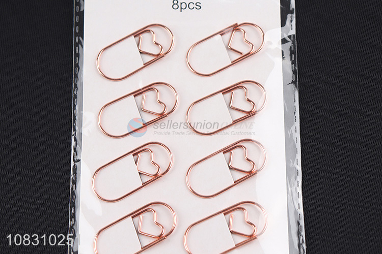 New products metal paper clips cute clips office supplies
