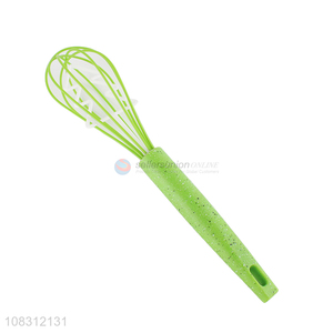 Best selling long handle manual egg whisk for kitchen baking