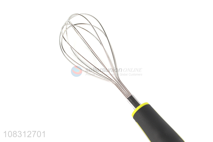 New products long handle stainless steel egg whisk for kitchen