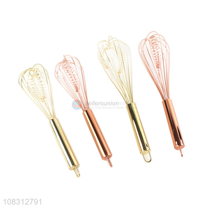 Best selling stainless steel egg beater manual kitchen baking whisk