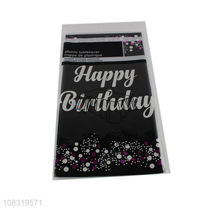 Wholesale Plastic Tablecloth For Birthday Party Table Decoration