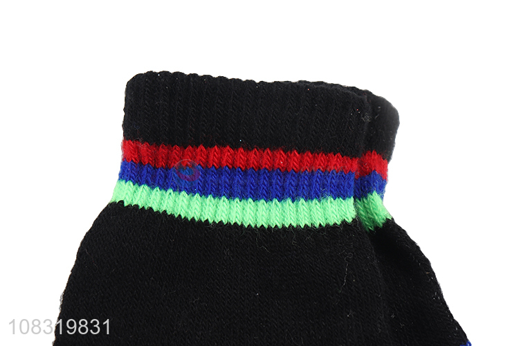 Wholesale kids winter gloves elastic full finger mittens