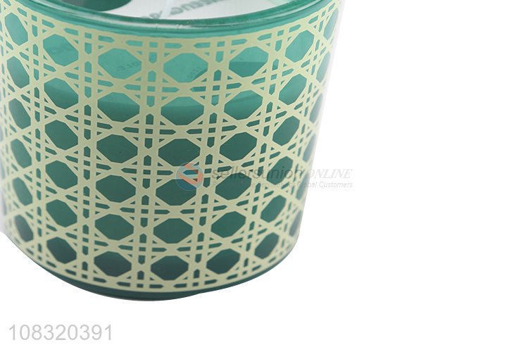 China wholesale creative glass wax desktop scented candle
