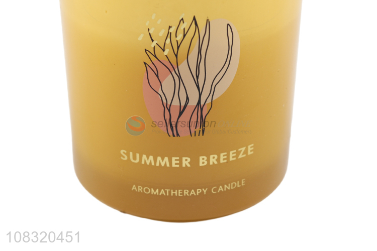 Best seller summer scented candle bedroom smokeless candle