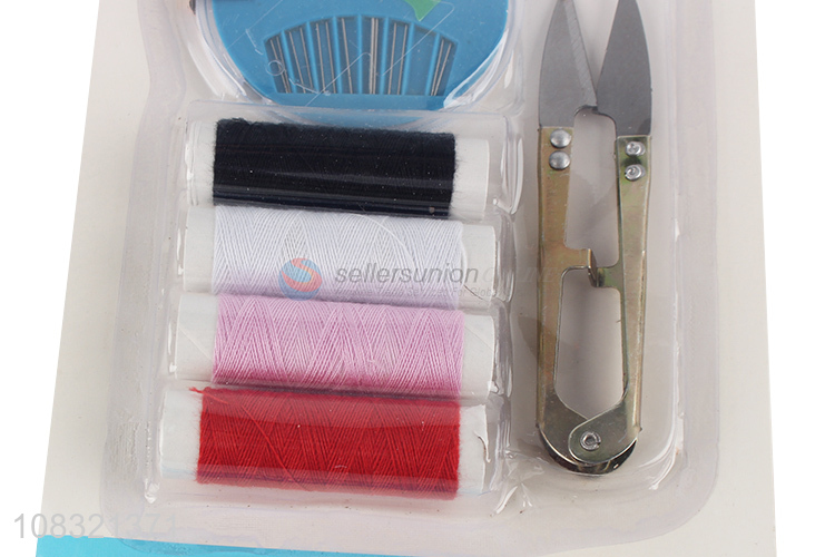 Hot items cotton threads sewing kit set with sewing accessories