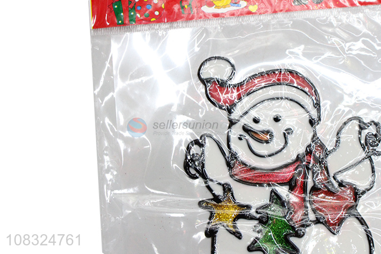 Wholesale Christmas window clings stickers for home office decor