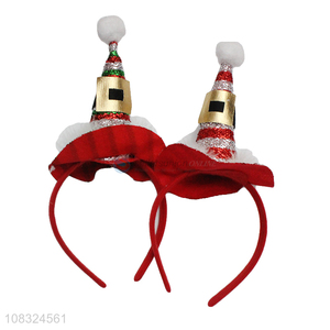 Hot selling Christmas hairband Christmas hair hoop party favors