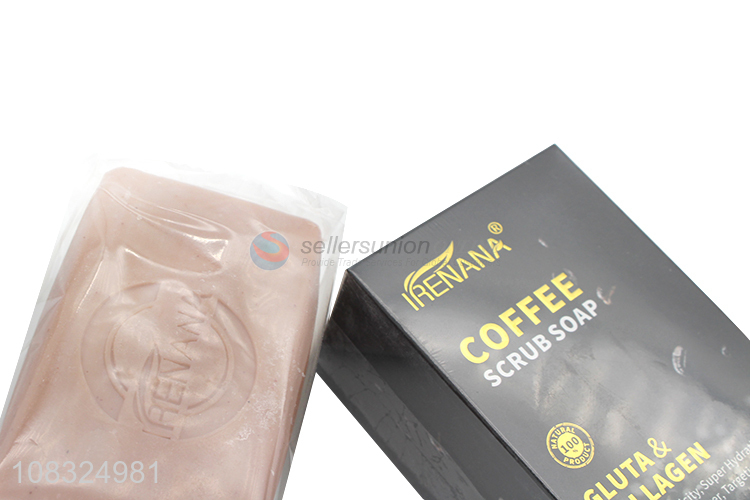 High quality creative coffee scrub soap facial soap