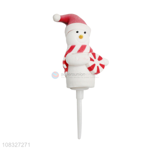 Wholesale Snowman Design Polymer Clay Cake Topper Cake Decoration