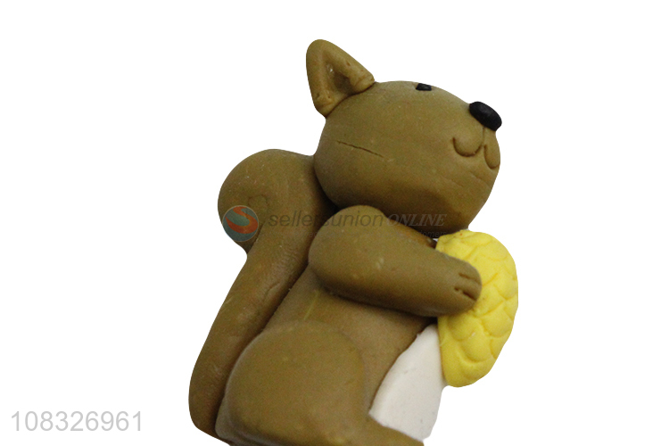 Best Quality Cute Squirrel Polymer Clay Cake Topper Cake Decoration