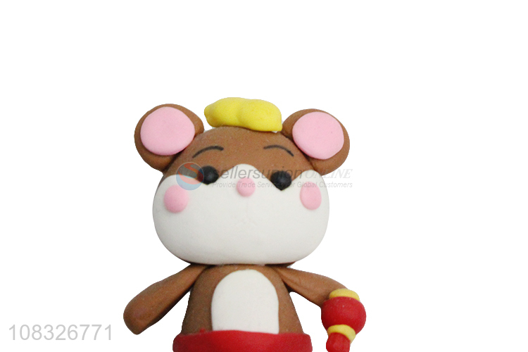 Cartoon Mouse Cake Decoration Baby Birthday Cupcake Topper