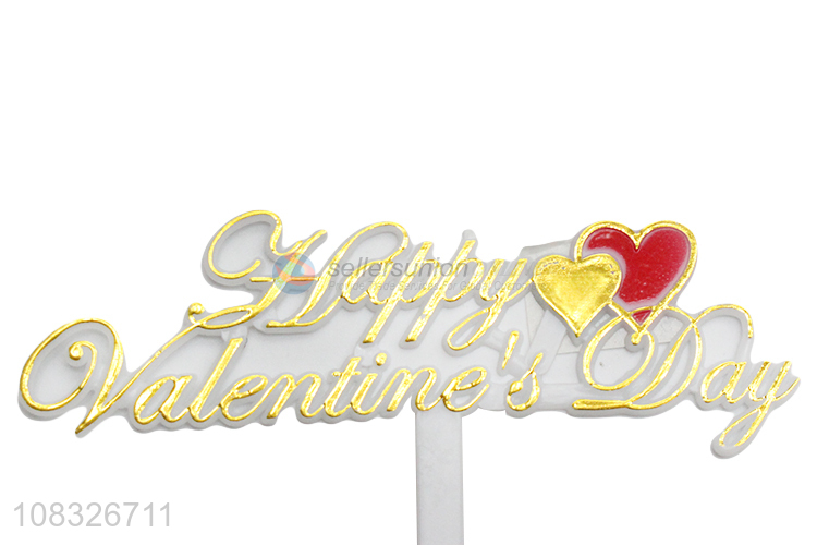 Hot Selling Happy Valentine's Day Cake Topper Cake Decoration
