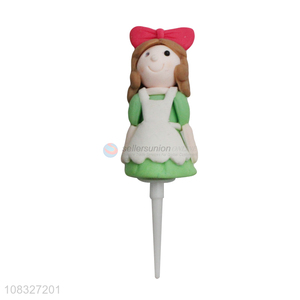 High Quality Polymer Clay Figurine Cake Topper For Decoration