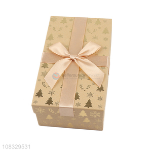 New arrival rectangular Christmas gift box custom present paper box