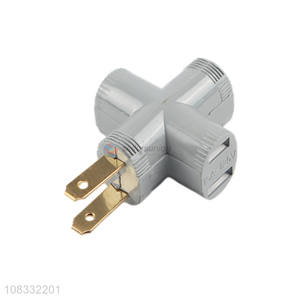 Wholesale US standard 125V 15A 3 outlets extension socket plug
