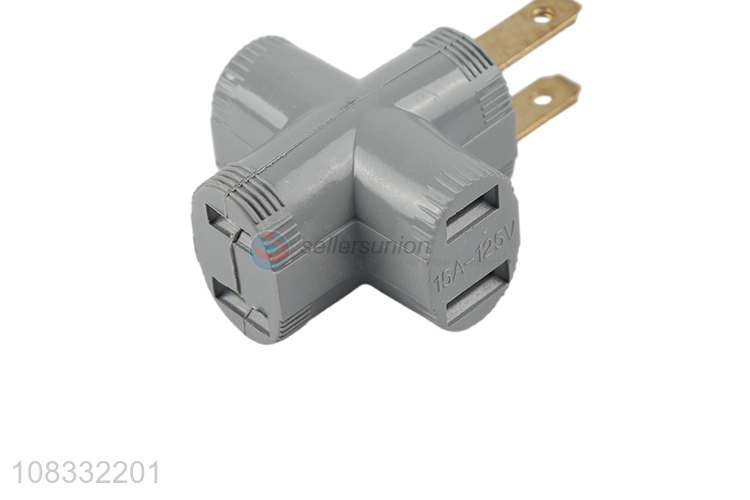 Wholesale US standard 125V 15A 3 outlets extension socket plug