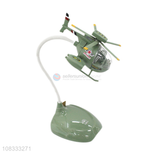 Cool Helicopter Design Reading Lamp Flexible Table Lamp