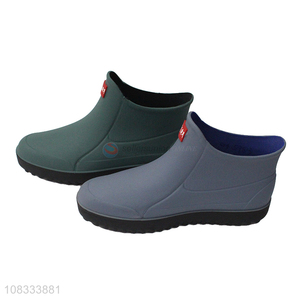 High quality women's rainboots short rain boots ankle rain shoes