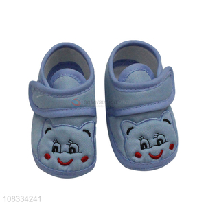China factory cotton soft non-slip baby toddler winter baby shoes