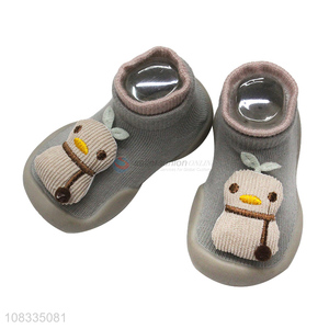 Yiwu market cartoon baby toddler baby socks shoes for sale