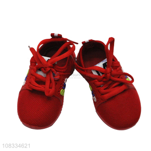 Popular products red children running sports shoes for sale