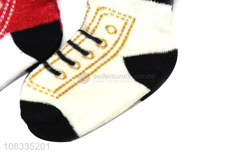 Creative design cotton comfortable baby socks for sale