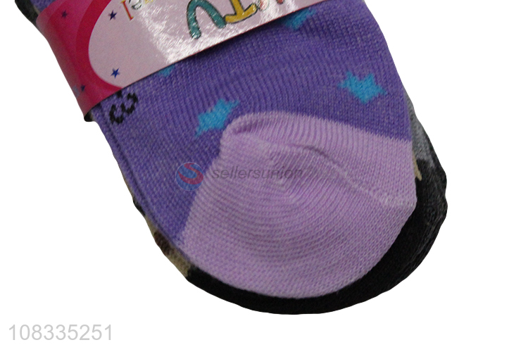 Yiwu wholesale colourful cartoon soft cotton baby socks