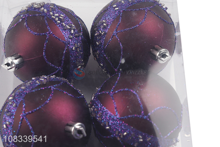 New Design 6 Pieces Christmas Ball Fashion Christmas Ornaments