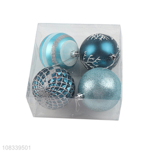 Hot Selling 4 Pieces Christmas Ball Christmas Hanging Ornament