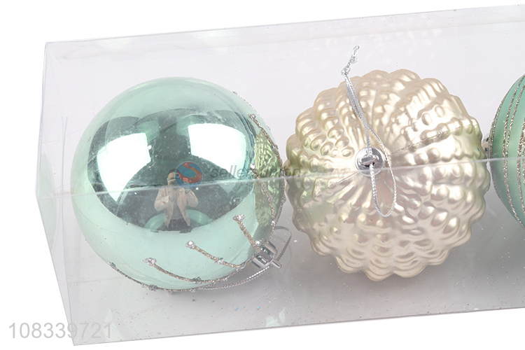 Good Sale 3 Pieces Plastic Christmas Ball For Decoration