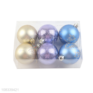 Wholesale 6 Pieces Christmas Ball For Christmas Tree Decoration