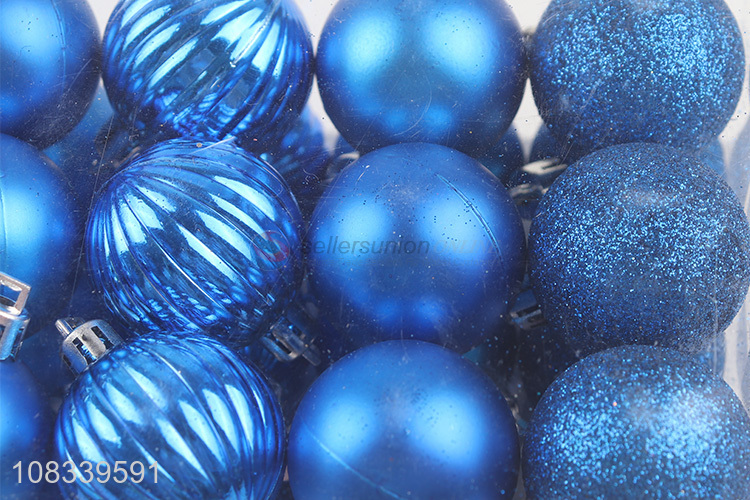 Popular Blue Christmas Ball Fashion Christmas Decoration