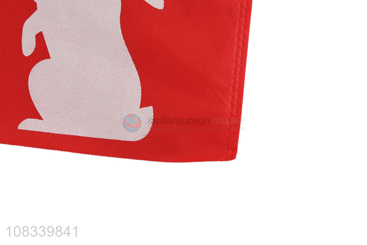 Good wholesale price red non-woven storage bag shopping bag