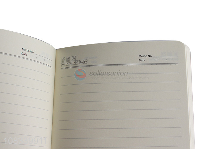 Yiwu direct sale multicolor soft leather notebook notepad
