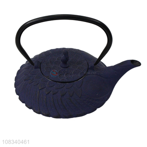 Wholesale 0.8L enamel cast iron teapot tetsubin for home and office