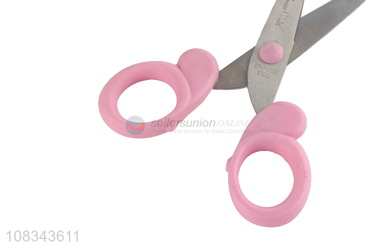 Yiwu factory pink children kids paper scissors for sale