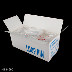 Wholesale 5000pcs 5 inch clear adjustable tag pins loop pins