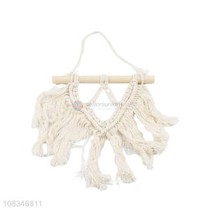 New Arrival Handwoven Cotton Thread Tassel Wall Hanging For Sale